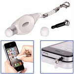 Multifunktions mini strap touch pen (Hvid)